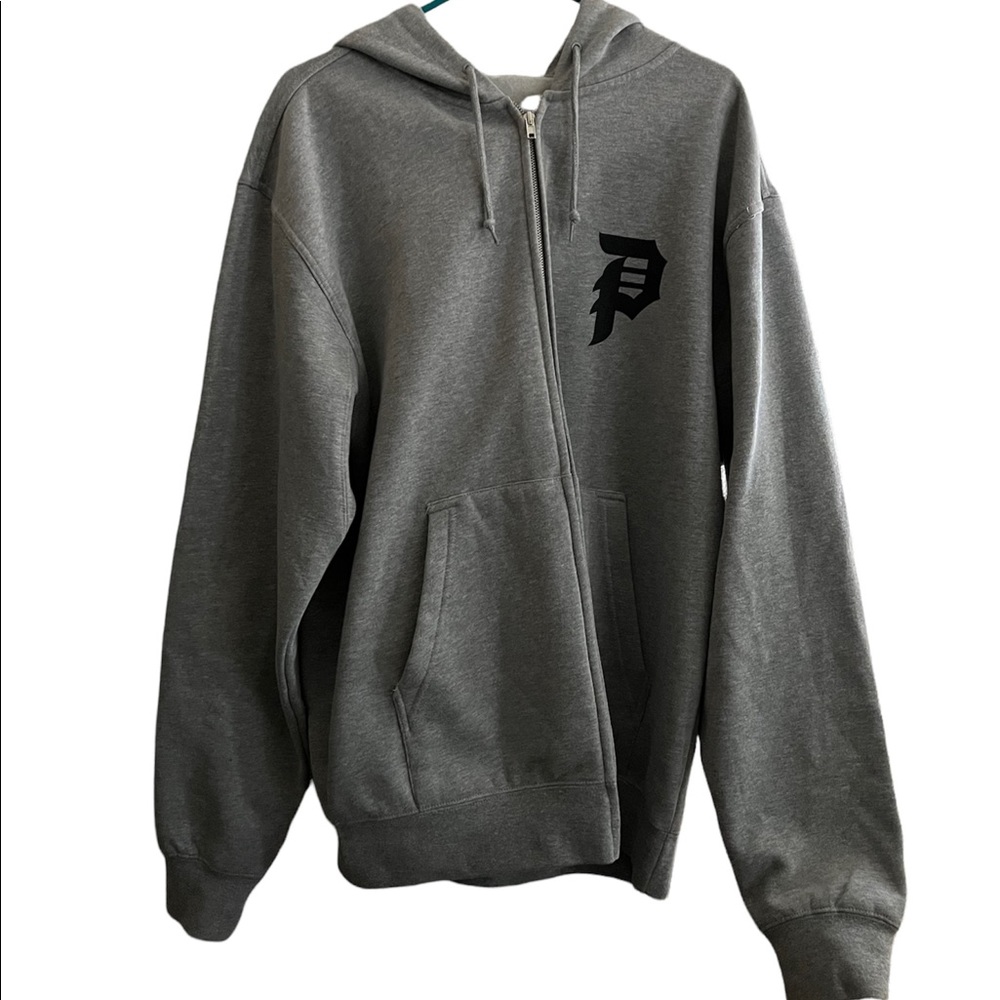 primitive zip-up hoodie